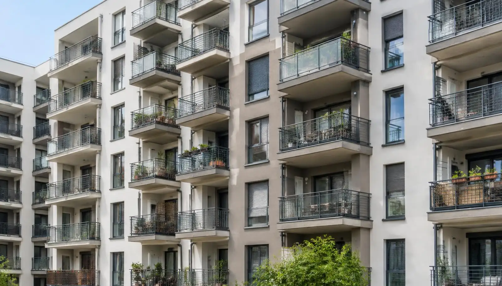 Immeuble d'habitation collective concerné par le DPE collectif